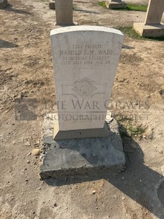 BAGHDAD (NORTH GATE) WAR CEMETERY - WADE, HAROLD J. W.